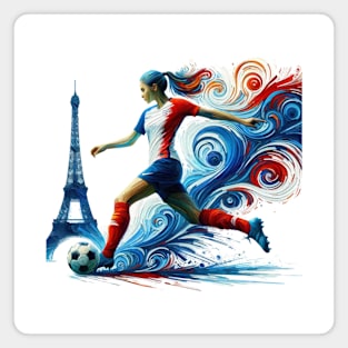 USA Womens Soccer Shirt, Soccer Jersey, Paris Olympics, Olympic Games 2024, Olympic Sports, Paris Games, 2024 Olympic Shirt, Olympic Soccer Magnet